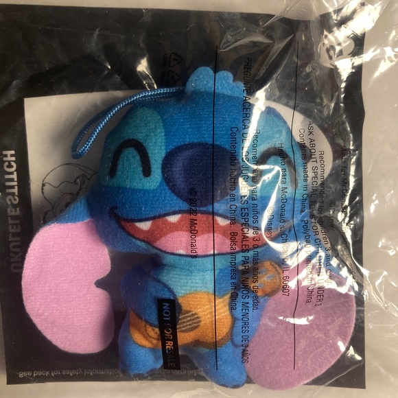 Adorable Stitch with Ukulele Happy Meal Toy, NWT - Picture 5 of 7